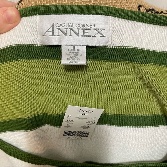 Square Neck Striped Tee - Picture 5 of 7